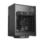 Porodo Lifestyle Air & Mist Portable Cooling Fan with Dual Mist Outlet, Automatic Oscillation, LED Night Light and 4000mAh Rechargeable Battery