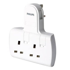 Philips Power Socket 2 Bs Fuse Plug With Individual Lighting Switch 13a 250v~ 3250w