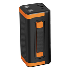 Porodo PowerBoost 50000mAh Power Bank with Retractable Cable 70cm - Black