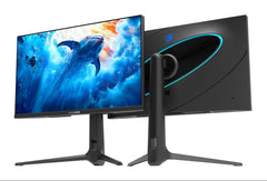 شاشة ألعاب مسطحة Sades RS-Dolphin SA-F01U27 مقاس 27 بوصة بوضع مزدوج: دقة UHD (4K) 3840x2160 بتردد 160 هرتز / دقة FHD بتردد 320 هرتز، لوحة IPS - أسود