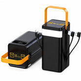 High Capacity Fast Charging Power Bank with Digital LED Display, Built-in Charging Cable & Portable Carry Handle - 160000mAh