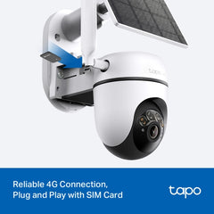 Solar-Powered Pan/Tilt 4G LTE Security Camera Kit