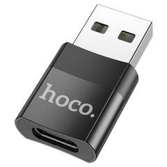 HOCO UA17 2 in 1 iP Male Type C Male to USB Female Adapter