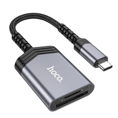 قارئ بطاقات 2 في 1 من HOCO UA25 نوع تايب سي