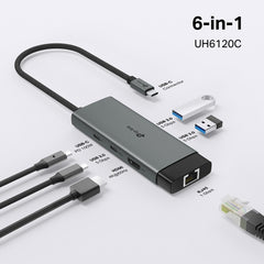 USB Type-C 6-Port Hub