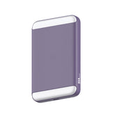SIA MagOn SIPBMG8LD-PR Magnetic Power Bank PD 20W - Wireless Charging 15W With LED Light 8000 mAh - Purple