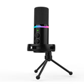 ميكروفون الألعاب الديناميكي سادز أبيكس أول SA-M02 RGB - أسود
