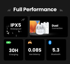 سماعات الأذن UGREEN HiTune H6 Pro الهجينة المانعة للضوضاء wh 35873
