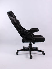 BLACK BULL Gaming Chair With Headrest Up & Down Slide Adjustable and Moveable Armrest, Woven Fabric