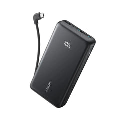 شاحن أنكر زولو المتنقل بسعة 20000 مللي أمبير، شحن سريع 22.5 واط مع كابل USB-C مدمج