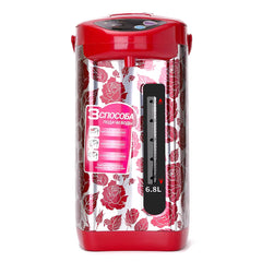 High-Capacity 6.8L Stainless Steel Electric Kettle with Hot Beverage Dispensing, Boil-Dry Protection & LED Indicator - 800W