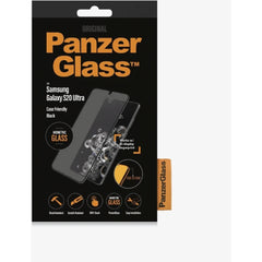 PanzerGlass Samsung Galaxy S20 Ultra Biometric Tempered Glass Screen Protector with Full Adhesive Installation, Case-Friendly Design and Scratch & Shock Protection