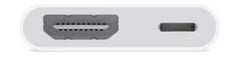 محول Apple Lightning Digital AV - أبيض
