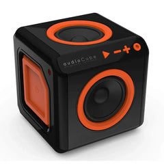 مكبر صوت Allocacoc AudioCube الثابت أسود بالمملكة المتحدة مدمج مع صوت جهير عميق - 3803BK-UKACUB