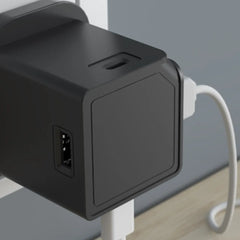 Allocacoc USB Cube Original PD GaN 65W UK Grey Compact Fast Charging Adapter - DH1250GY-UKPD65