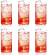 Borosil Vision Glasses - Set of Six – 350ml | Premium Borosil Heat Resistant Flameproof Scratch Resistant Microwave Oven Safe Drinking Glasses