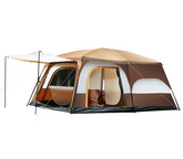 Portable Foldable 8-10 Persons Family Camping Tent with Carry Bag - Durable & Weather Resistant