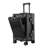 Smart Multifunction Travel Luggage with Dual TSA Lock System, USB & Type-C Charging Port, Front Laptop Compartment, Spinner Wheels, Hard Shell Suitcase 20” & 24”
