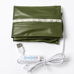 1200LM USB Powered Inflatable LED Camping Tent Light 65CM with Magnetic Mount, Brightness Control, Hanging Hooks & Water Resistant Design
