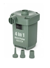 4-in-1 Rechargeable Electric Air Pump with 260L/Min Airflow, 1600mAh Battery, Type-C Charging, Inflator, Deflator, Vacuum Pump & Air Blower