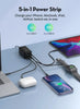RP-PC1045 PD GaN 75W 5-Port Travel Charger Black