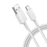 Anker 322 USB-A to USB-C Cable Braided (1.8m/6ft) White