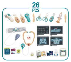 Medical Doctor Pretend & Play Set Trolley Toy for Children