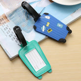 Luggage Shape Silicone Tag