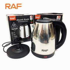 RAF 2.0L Stainless Steel Electric Kettle with 1500W Fast Heating, BPA-Free Interior, LED Indicator, 360° Swivel Base & Auto Shut-Off – Model R.7816