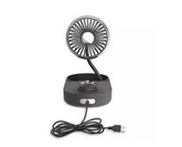 مروحة تبريد ضبابية محمولة قابلة للتعديل مع سرعة قابلة للتعديل - تعمل بالطاقة عبر USB