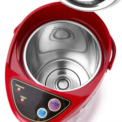 High-Capacity 6.8L Stainless Steel Electric Kettle with Hot Beverage Dispensing, Boil-Dry Protection & LED Indicator - 800W