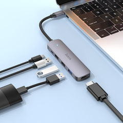 HOCO HB27 Type C Multi Function Converter HDTV USB3.0 USB2.0 PD