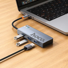 HOCO HB50 واو 5 في 1 محول متعدد الوظائف HDTV وPD وUSB3.0