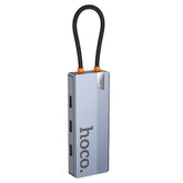 HOCO HB50 واو 5 في 1 محول متعدد الوظائف HDTV وPD وUSB3.0