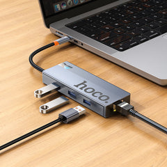 HOCO HB51 Wow 6 in 1 Multi Function Converter HDTV RJ45 PD USB3.0