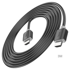 HOCO US08 HDTV 2.0 Male to Male 4K HD Data Cable 3m