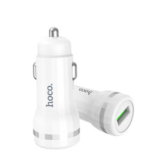 شاحن سيارة HOCO Z27A Plug Staunch بمنفذ واحد 18 واط