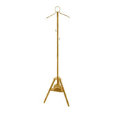 Incense Burner Clothes Stand with Garment Hangers and Built-In Mabkhar Base