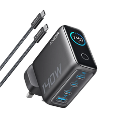 Anker Charger (140W 3C,1A) With Display