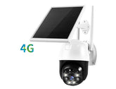 Smart Wireless 4G Outdoor Solar Security Camera with Night Vision, Motion Detection & PTZ