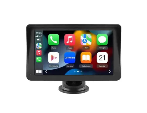 7-Inch Portable Car Player with Apple CarPlay, Android Auto & Touch Screen