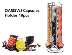 18 Pieces Dolce Gusto Coffee Pod Capsules Holder Stand - Sleek Capsule Storage Rack