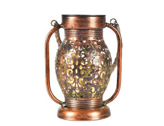 Outdoor Solar Flower Pattern Lantern Lamp LED Lights