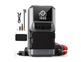 Portable 4-in-1 Car Jump Starter & Air Compressor with Emergency Flashlight & Power Bank - 150PSI Pressure