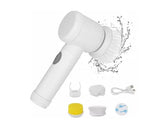 3-in-1 Multi-functional Portable Electric Cleaning Brush with Multipurpose Heads for Kitchen & Bathroom