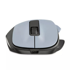 Mouse Hama MW-500 Recharge (173034), optical (1600dpi), wireless, USB, light blue, 6 buttons