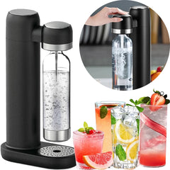 SUMO Soda & Sparkling Water Maker with CO2 Gas Cylinder, 1L Bottle Capacity and Adjustable Carbonation Control
