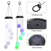 Solar Powered Color-Changing LED Crystal Ball Hanging Light with Auto On/Off Sensor, Event-Ready Decorative Design & Weather-Resistant Build for Weddings, Parties, Gardens, Balconies & Home Decor