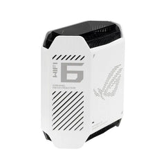 Asus ROG Rapture GT6 Wifi 6 Tri-Band Gaming Mesh Router 2.5GE Wan Port, Ai Protection, 1 Pack System - White
