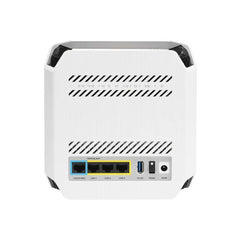 Asus ROG Rapture GT6 Wifi 6 Tri-Band Gaming Mesh Router 2.5GE Wan Port, Ai Protection, 1 Pack System - White
